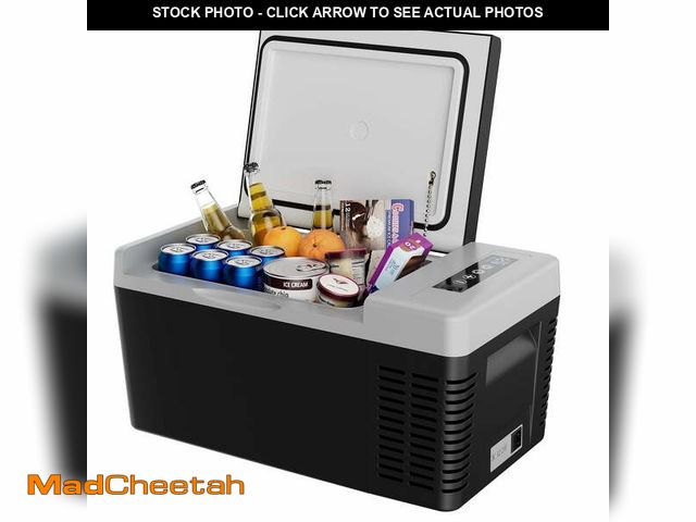 Lot 74-12833724 - Simzlife 12 Volt 19QT(18L) Portable Car Refrigerator, -4?~50?, 12/24V DC &amp; 110-240V AC, Mini Fri...