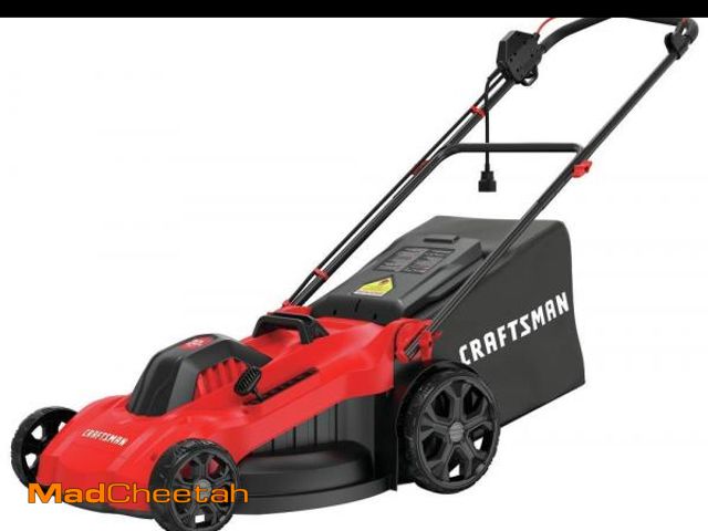 Lot 74-12369869 - CRAFTSMAN Electric Lawn Mower, 20-Inch, Corded, 13-Ah (CMEMW213), Red - UNUSED
