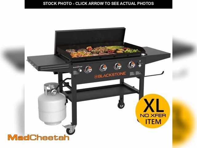 Lot 74-13114414 - Blackstone Original 4-Burner 36" Propane Omnivore Griddle with Hard Cover - UNUSED