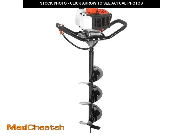 Lot 74-14342155 - SVOPES Post Hole Digger Auger Post Hole Digger Gas Powered Earth Digger with 30 in. Long Alloy Steel...