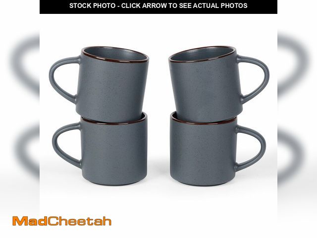 Lot 74-13542831 - famiware Coffee Mugs Set of 4, Nebula 14oz Coffee Mugs, Ceramic Cup Set with Handle for Latte, Tea, ...