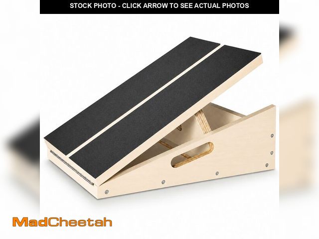 Lot 74-14211606 - MUCITAGF Professional Slant Board, Adjustable Incline Board and Calf Stretcher, Slant Board for Calf...
