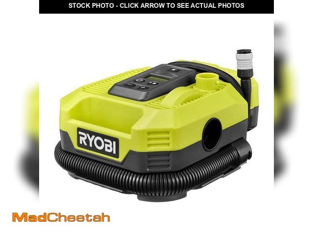 Lot 74-14311102 - RYOBI ONE+ 18V Cordless Dual Function Inflator/Deflator(Tool Only) - UNUSED