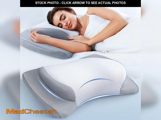 Lot 74-12114070 - Elevate Sleeping Cervical Neck Pillow for Pain Relief, Healthy Spine Restore Memory Foam Pillows Fit...