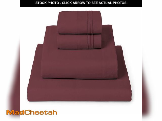 Lot 74-14150269 - Mellanni Queen Sheets Set - 4 PC Iconic Collection Bedding - Hotel Luxury, Extra Soft, Cooling Bed S...