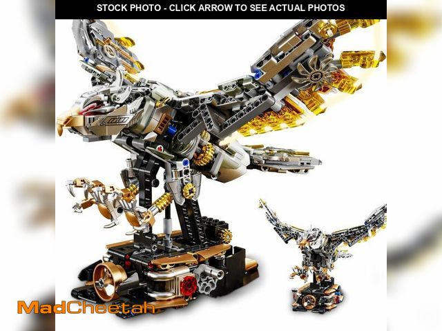 Lot 74-13764794 - Mechanical Eagle Building Set with Light, Compatible with Lego for Adult, Rotatable Eagle Building B...