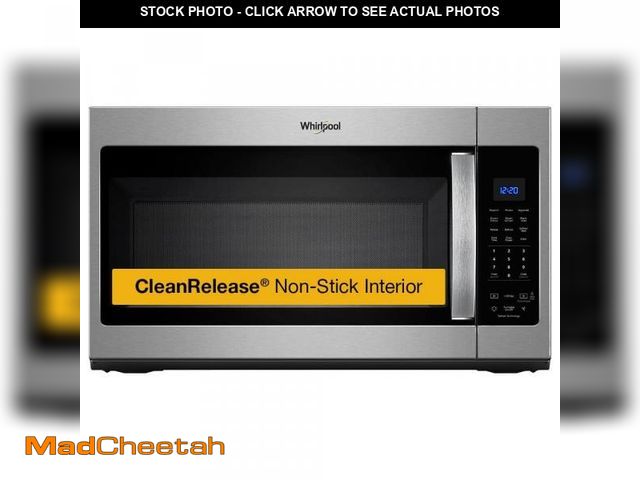 Lot 74-12360771 - Whirlpool 1.9 cu. ft. Over the Range Microwave in Fingerprint Resistant Stainless Steel with Sensor ...