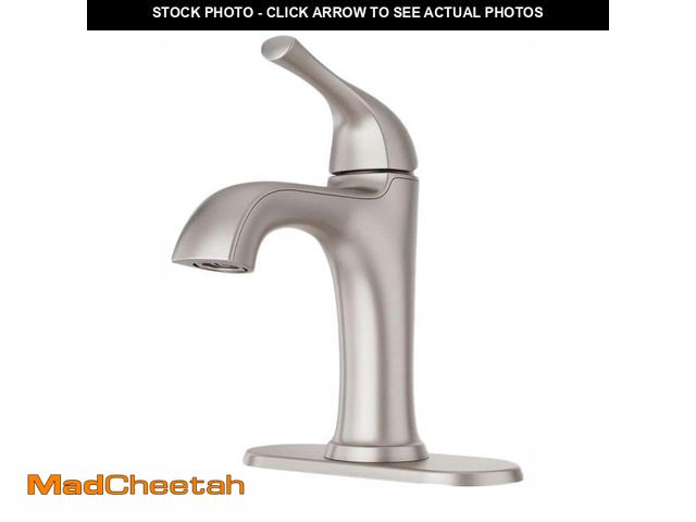Lot 74-13797502 - Pfister Ladera Single Handle Single Hole Bathroom Faucet in Spot Defense Brushed Nickel - UNUSED