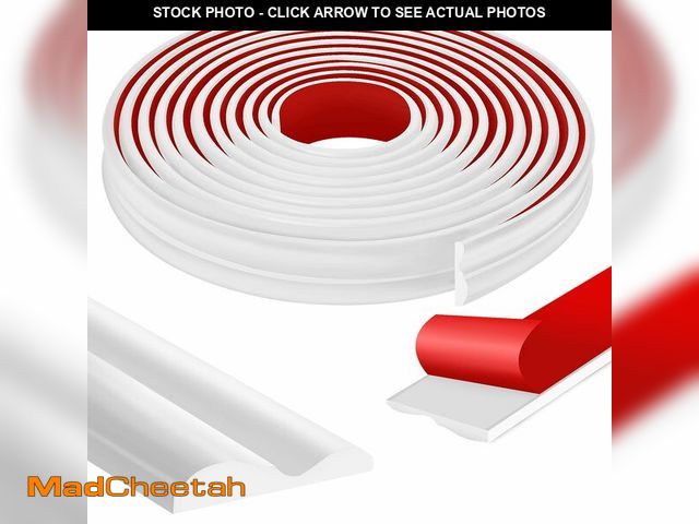 Lot 74-12715030 - moonoom 20 Ft x 1.6''Wall Decoration Molding Trim,Self-Adhesive 3D Chair Rail Panel Molding, Flexibl...