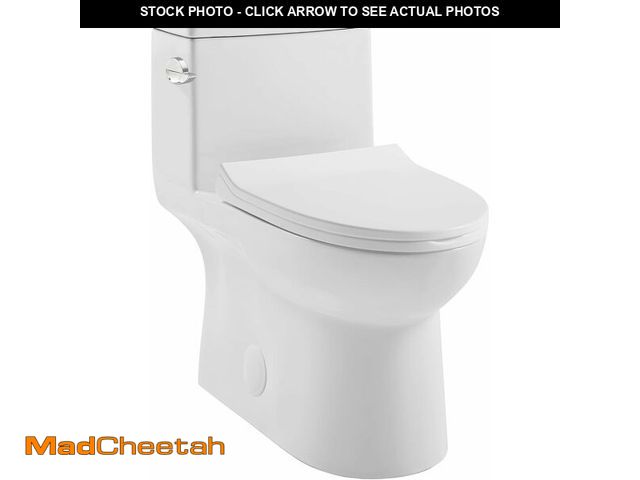 Lot 74-12614931 - Swiss Madison SM-1T125 Daxton One Piece Elongated Toilet 1.28 GPF - UNUSED