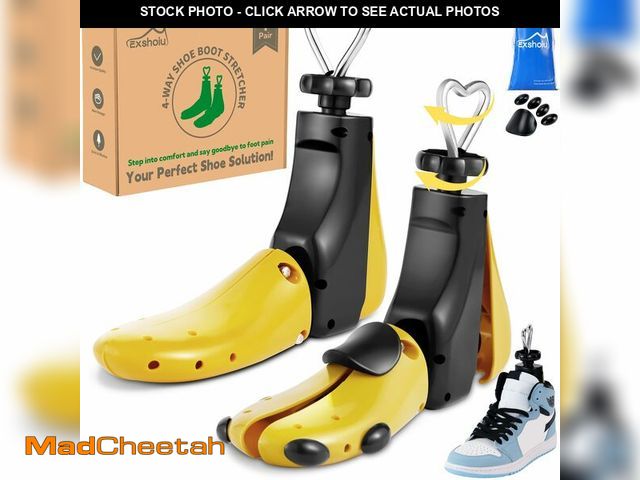 Lot 74-13714503 - Exshoiu Shoe Stretcher Men Women, 4-Way Boot Stretcher Stretch Width &amp; Length, Shoe Tree Adjusta...