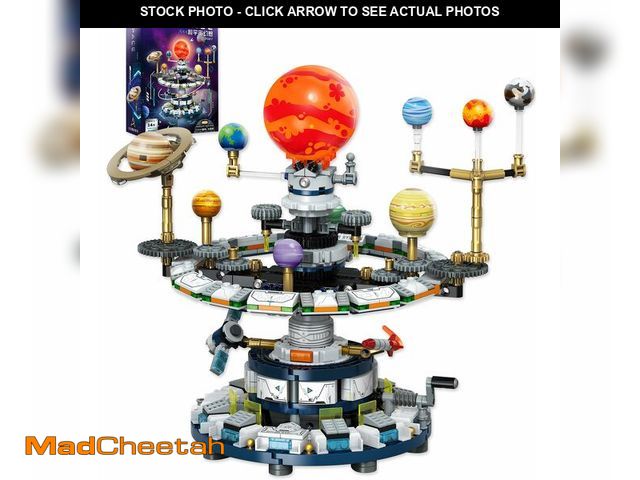 Lot 74-14299345 - Loyratche Rotatable Solar System Building Set, Space Exploration Building Blocks Set, Solar System T...