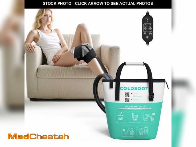 Lot 74-12875361 - COLDSOOT Cold Therapy Machine w/Timer, Compact and Portable Ice Machine for Knee After Surgery, Knee...