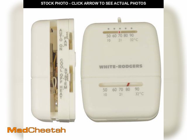 Lot 74-13768263 - Thermostats White Rodgers 1C20-101 Heat Mechanical Thermostat - UNUSED