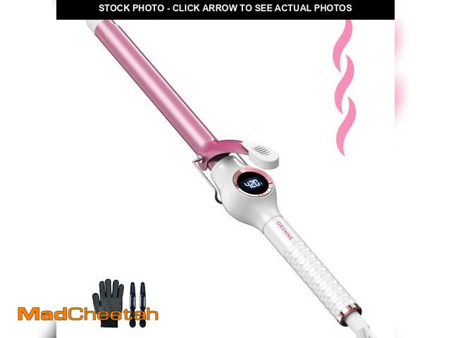 Lot 74-14063051 - ORYNNE Ceramic Curling Iron, 3/4 Inch Barrel, Digital Temp Control, Fast Heat Up, 7 Adjustable Tempe...