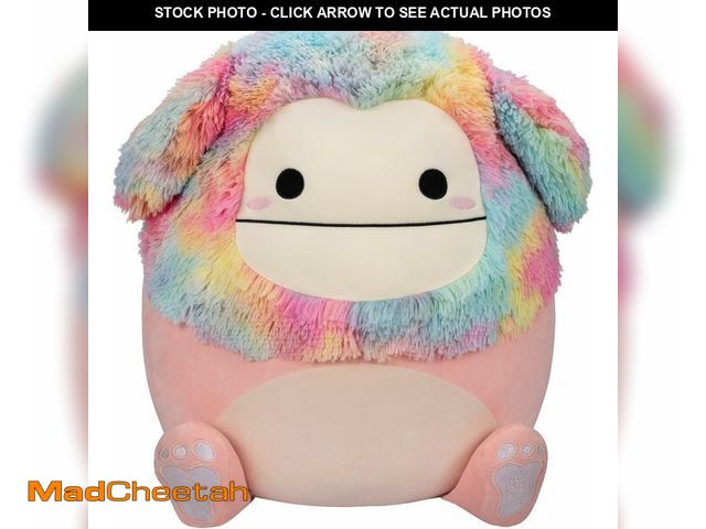Lot 74-14305890 - Squishmallows 20-Inch Diane Peach Bigfoot with Rainbow Hair - Jumbo Ultrasoft Official Kelly Toy Plu...