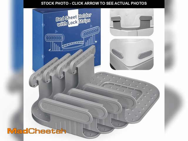 Lot 74-13045896 - Bed Lock Sheet Holders Fit All Sheet Size, New Upgrade Sheet Straps Keep Sheets Firm &amp; Tight, Be...