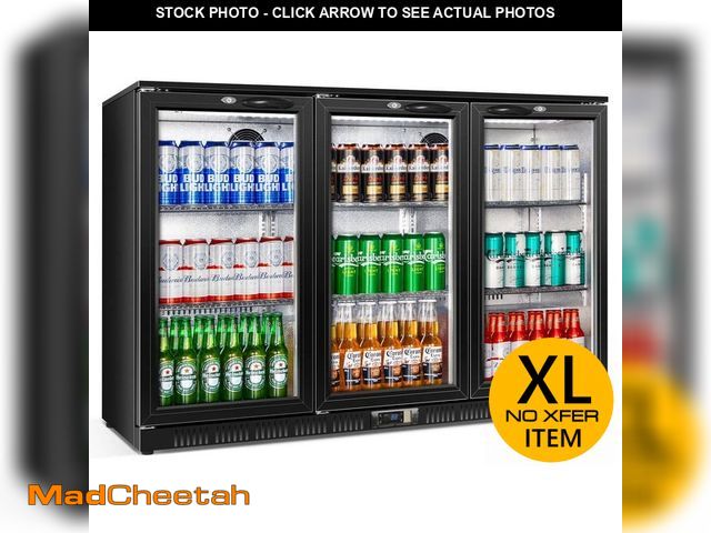 Lot 74-12691841 - SOZT Back Bar Cooler 35 in. 10.9 cu. ft. Commercial Counter Height Refrigerator with Auto-Defrost in...