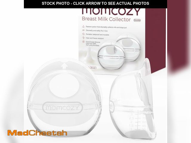Lot 74-13572298 - Momcozy Breast Milk Collector, Milk Collectors for Breastfeeding, Reusable Breast Milk Shells, Silic...