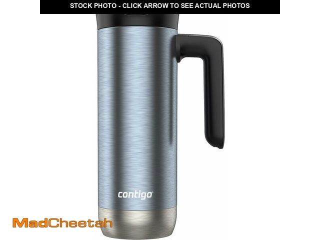 Lot 74-13709384 - Contigo Superior 2.0 Stainless Steel Travel Mug with Handle Leak-Proof Lid Double-Wall Insulation fo...