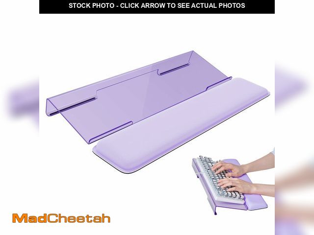 Lot 74-14269276 - Laborio Computer Keyboard Stand for Desktop, Keyboard Wrist Rest Holder Stand for Easy Typing with W...