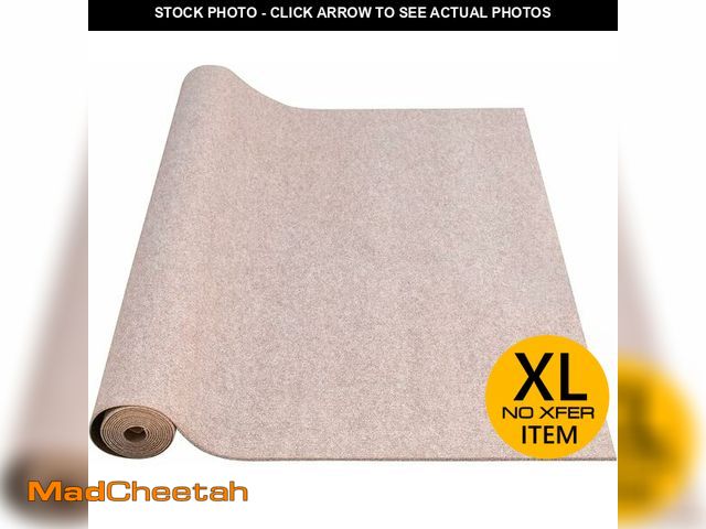Lot 74-14614605 - Happybuy 6 ft x 23 ft Brown Marine Carpet for Boats Waterproof - 0.18" Thick Indoor Outdoor Rug Carp...
