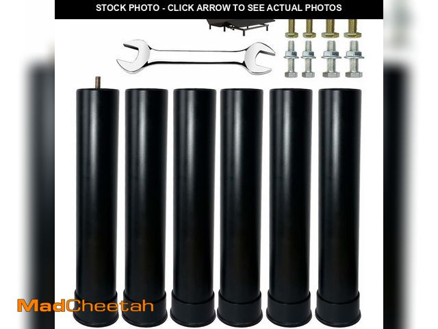 Lot 74-13926885 - Benbuoo 13 Inch Metal Adjustable Bed Base Frame Leg Replacement Heavy Duty Extra Height Leg Compatib...