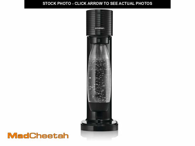 Lot 74-12858764 - (MISSING CO2 CYLINDER) SodaStream Black Gaia Sparkling Water Maker Starter Kit - UNUSED