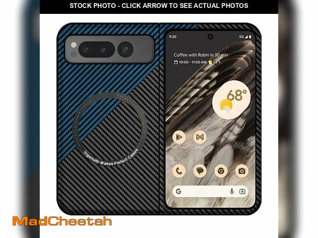 Lot 74-12972124 - FLURIKA Magnetic Case for Google Pixel Fold Case Compatible with MagSafe Charger Carbon Fiber Slim U...