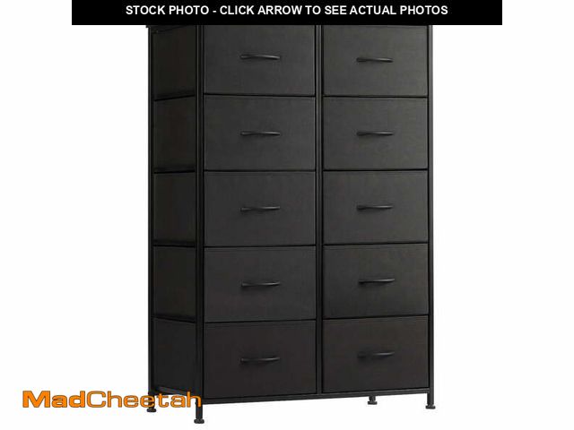 Lot 74-12831944 - CONCETTA 10-Drawer Fabric Storage Cabinet for Adults, Organizer Furniture for Living Room, Office, K...