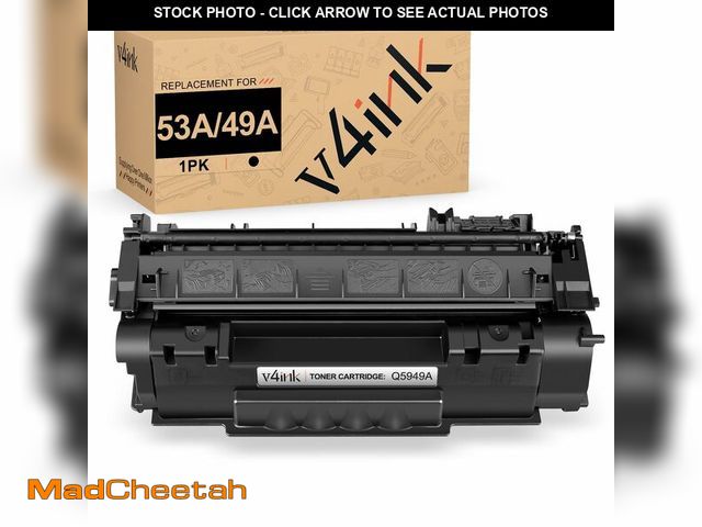 Lot 74-13524698 - v4ink Compatible 49A 53A Toner Cartridge Replacement for HP Q5949A Q7553A for use with HP 1320 1320n...