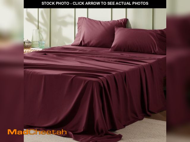Lot 74-12969830 - Bedsure Full Size Bed Sheets - 4 Pieces Soft Full Sheet Set - Breathable &amp; Cooling - Hotel Luxur...