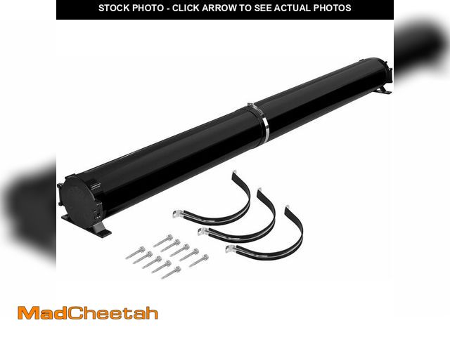 Lot 74-13697174 - Touri RV Adjustable EZ Hose Carrier TR5094BK with Door Cap and Mounting Screws, 50''-94'', Black, 3 ...