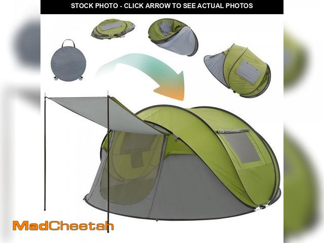 Lot 74-12155761 - Naipo Camping Tent 4 Person Dome Tent Instant Tent for Camping with Waterproof, Windproof, Carry Bag...