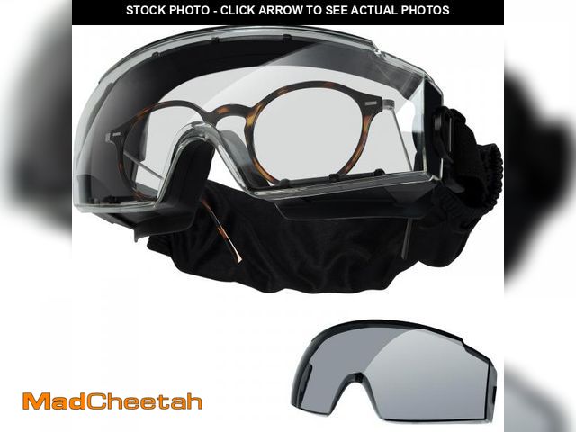 Lot 74-12119107 - OneTigris Tactical Goggles Over Glasses, Anti Fog Tactical Eyeglasses, Safety OTG Goggles Protection...