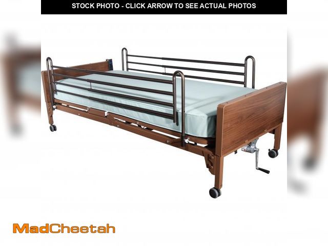 Lot 74-12285415 - Drive Medical Deluxe Full Length Hospital Bed Side Rails - USED