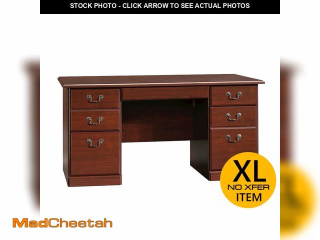 Lot 74-12660552 - Sauder Heritage Hill Computer Desk Classic Cherry Finish - UNUSED