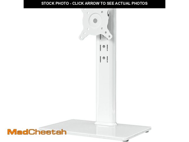 Lot 74-12442300 - Single LCD Computer Monitor Free-Standing Desk Stand Riser for 13 inch to 32 inch Screen with Swivel...