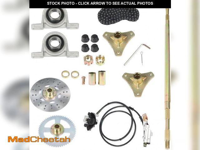 Lot 74-12398033 - (MISSING SMALL HARDWARE) labwork 29 inch/740mm Rear Live Axle Kit with Brake Assembly &amp; Chain Re...
