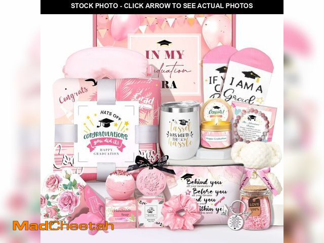 Lot 74-14209718 - HSOEIXL 2026 Graduation Gift for Her, 16 in 1 College Baskets Gifts High School Class of 2026 Girls ...