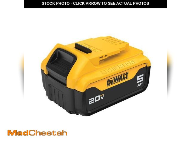 Lot 74-14315833 - DEWALT 20V MAX Premium Lithium-Ion 5.0Ah Battery Pack - USED
