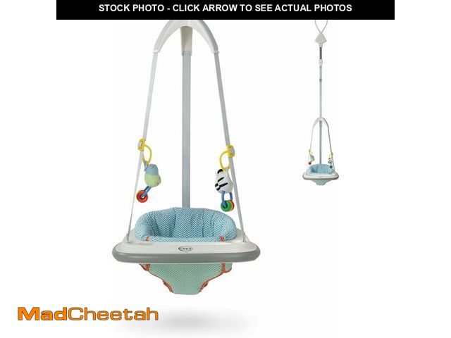 Lot 74-13382340 - Graco Bumper Doorway Jumper for Baby, Bounce Seat with Machine Washable Pad, Adjustable Height Baby ...