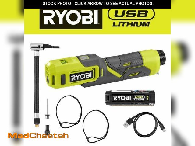 Lot 74-12791783 - Ryobi High Pressure Inflator Fvif51k - USED