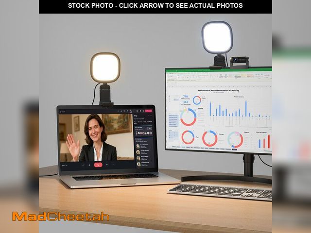 Lot 74-13575842 - Upgraded Ring Light for Laptop, Monitor &amp; Desk Ã¢â¬â Eye-Caring Diffused LED Computer Light w...