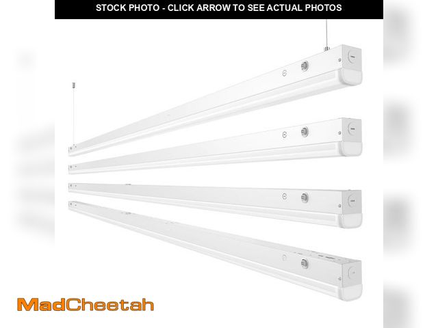 Lot 74-12206794 - HYPERLITE 8FT LED Linear Strip Light Fixture: 80/64/50W LED Shop Lights 3500K/4000K/5000K CCT Select...