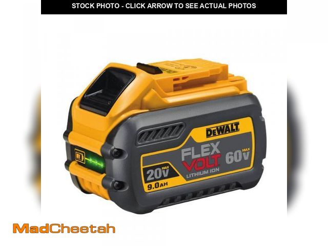 Lot 74-12026986 - DEWALT FLEXVOLT 20V/60V MAX Lithium-Ion 9.0Ah Battery - UNUSED