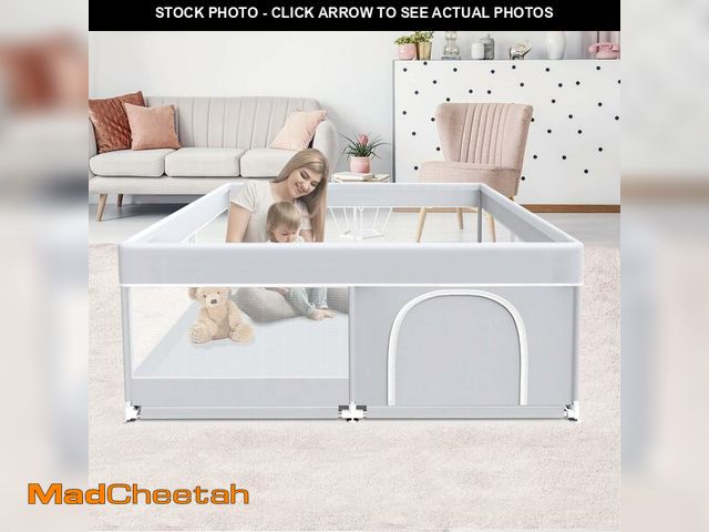 Lot 74-13584604 - Fshibila Baby Playpen, 50x50 Inch Baby Playard for Babies and Toddlers, Play Pens for Indoor &amp; O...
