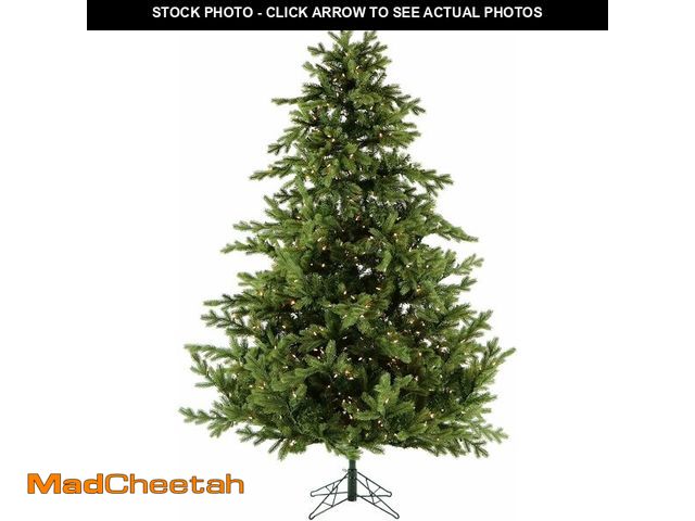 Lot 74-12787235 - (LIGHTS DO NOT WORK ) Fraser Hill Farm Woodside Pine Christmas Tree, 9 Feet Tall, Artificial Holiday...