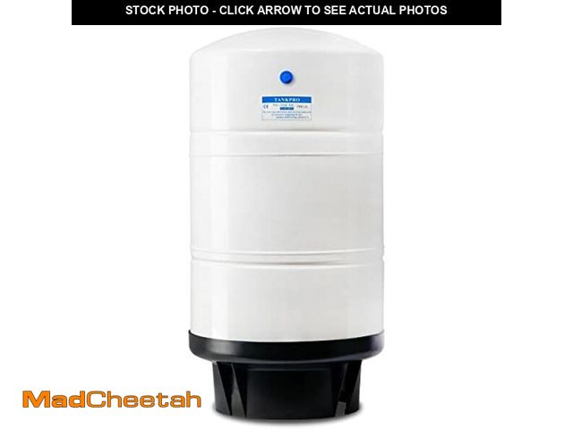 Lot 74-12573822 - iSpring T20M 20 Gallon Pre-Pressurized Tank for Reverse Osmosis (RO) Systems with 14 gallons of Wate...