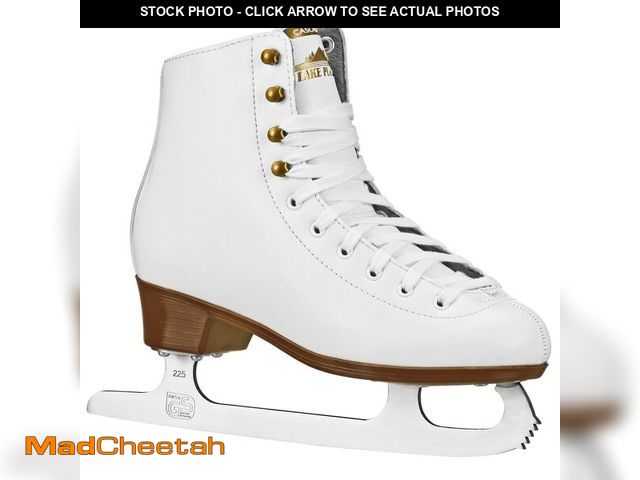 Lot 74-14210595 - Lake Placid Cascade Women's Figure Ice Skate White Size 6 - UNUSED